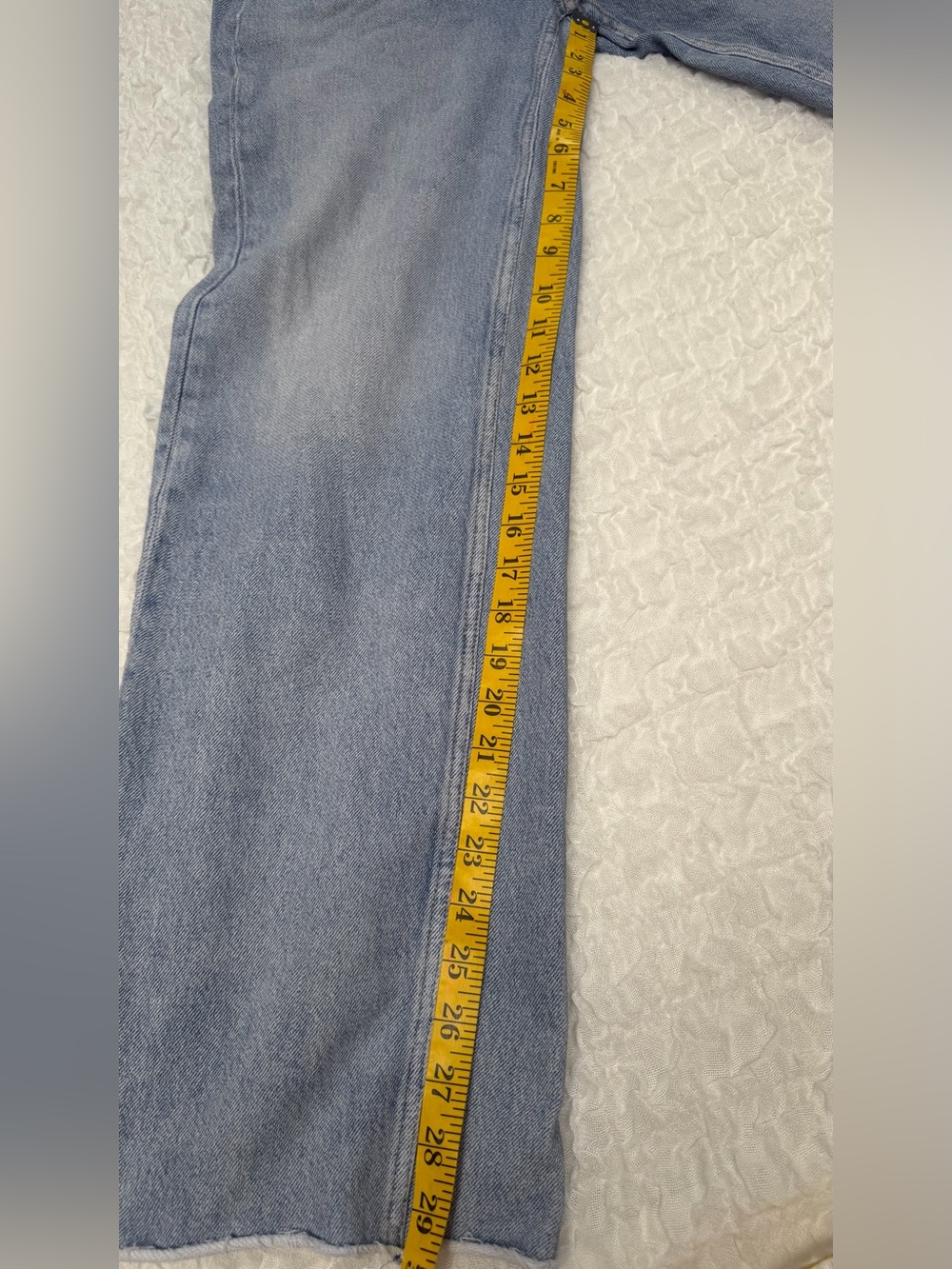 rag & bone denim sweatpants Light Blue Wide Leg - Picture 9 of 15